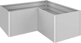 Biohort Hochbeet L 201x201cm silber-metallic