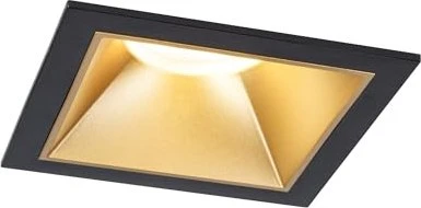 Paulmann Cole Coin LED 6W Einbauleuchte schwarz/gold, 3 Stück