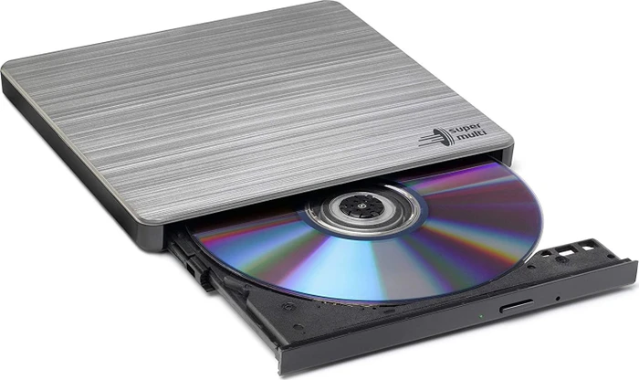 Hitachi-LG Data Storage GP60NS60, SlimLine silber, USB 2.0