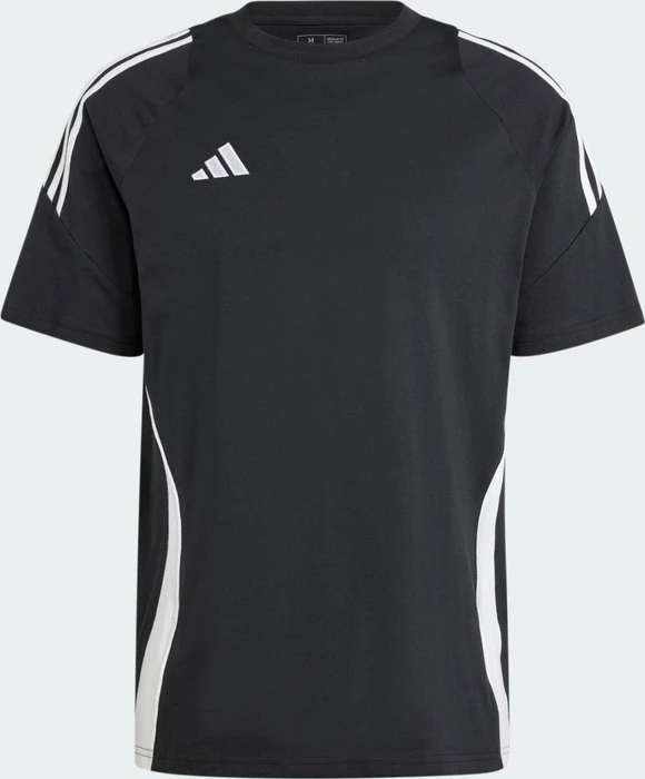 adidas Tiro 24 Sweat T-Shirt kurzarm schwarz/weiß (Herren)