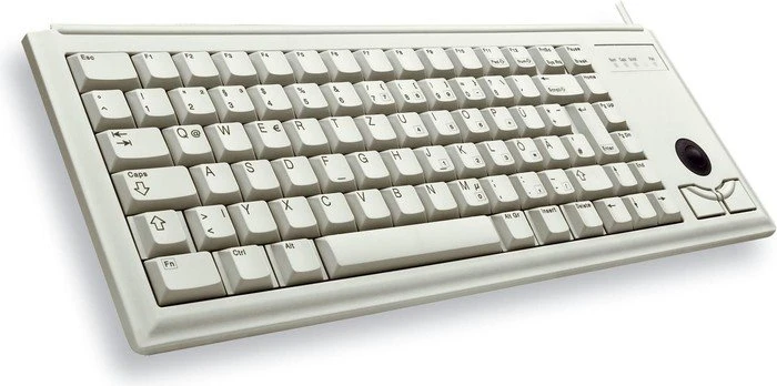Cherry Compact-Keyboard hellgrau, Cherry ML, PS/2, EU