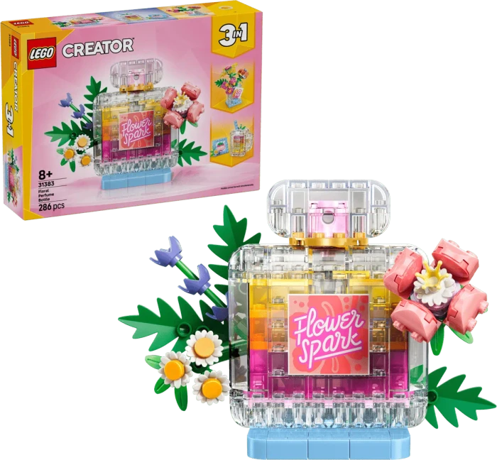 LEGO Creator 3-in-1-Set 31383 Parfümflasche mit Blumendeko