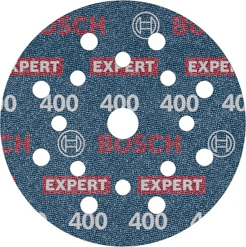 Bosch Professional EXPERT O780 Folienschleifblatt K400, 125mm, 6 Stück