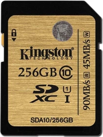 Kingston Ultimate R90/W45 256GB, UHS-I, Class 10