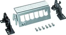 Hager Patch-Panel 6-fach ohne Module