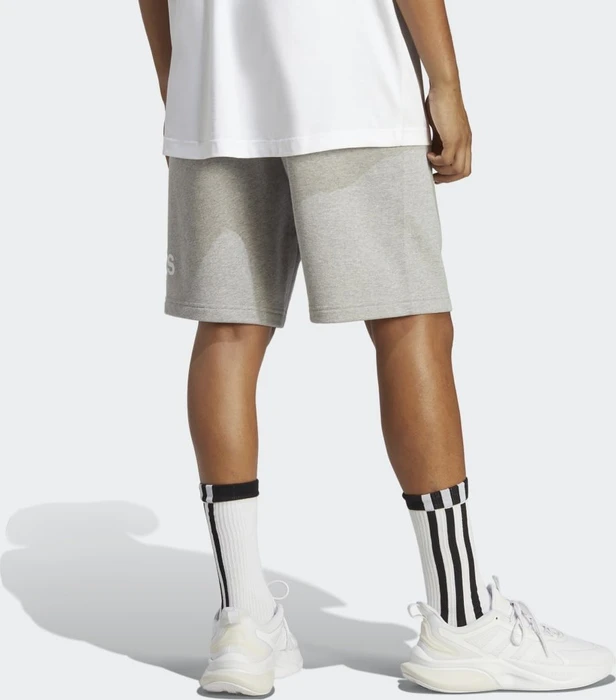 adidas Essentials Big Logo French Terry Shorts medium grey heather (Herren)