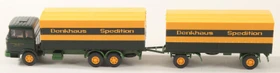 Wiking Klassik Edition Pritschenhängerzug MB 2223 Sped. Denkhaus