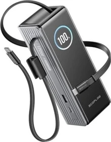 EcoFlow Rapid Pro Powerbank (25000mAh, 170W, Integriertes 100W Kabel) schwarz