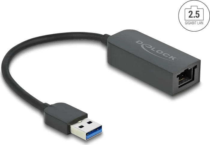 DeLOCK 2.5G LAN-Adapter kompakt, RJ-45, USB-A 3.0 [Stecker]