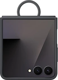 Samsung Silicone Ring Case für Galaxy Z Flip7 schwarz