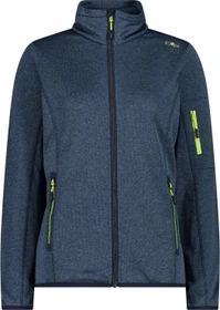 CMP Knit-Tech Fleece Jacke blue/apple (Damen)