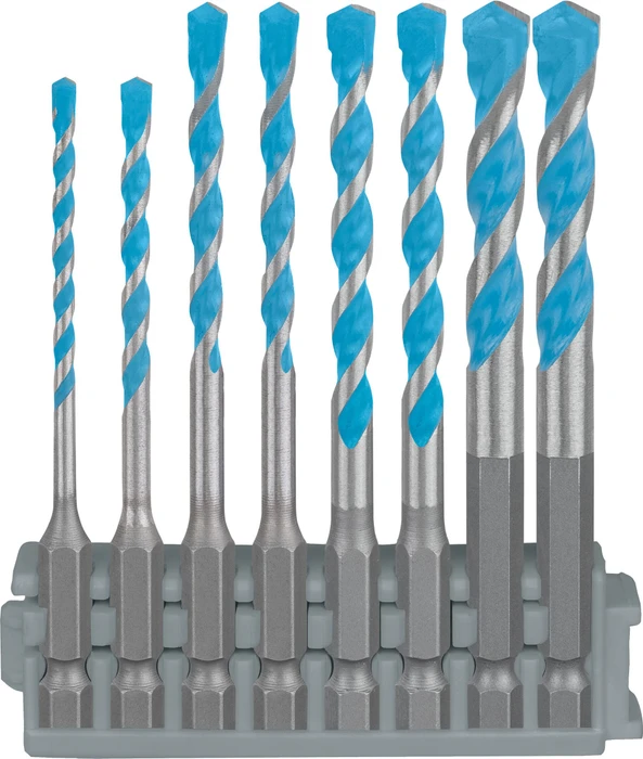 Bosch Professional EXPERT HEX-9 MultiConstruction Mehrzweckbohrer-Sortiment, 8-tlg.