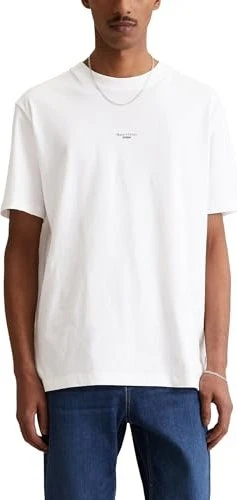 Marc O'Polo Label T-Shirt kurzarm weiß (Herren)