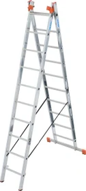 Krause Monto Tribilo Alu 3-tlg. Teleskop-Mehrzweckleiter, 3x 10 Stufen