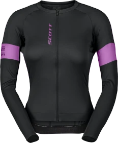Scott Endurance Pro Trikot langarm black/liquid purple (Damen)