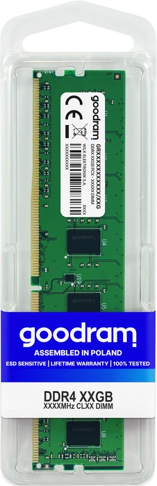 goodram UDIMM 16GB, DDR4-3200, CL22, 2RX8