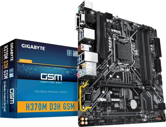 GIGABYTE H370M D3H GSM (Intel 1151 v2)