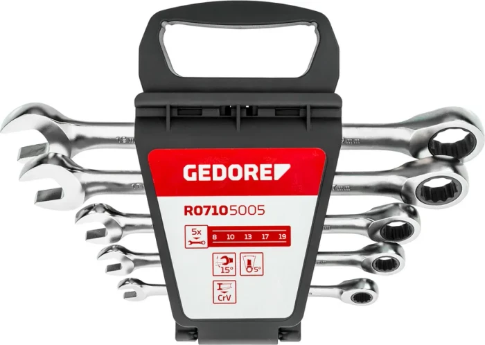Gedore red R07105005 Schraubenschlüsselsatz, 5-tlg.