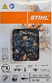 Stihl Rapid Micro Sägekette, 45cm, 1.6mm, 3/8"