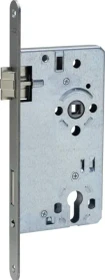 ABUS ESHT PZ Einsteckschloss DIN R 65 20, rund, silber