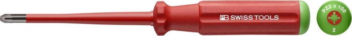 PB Swiss Tools PB 5192 4-200 Classic VDE Pozidriv Schraubendreher, PZ4x200mm