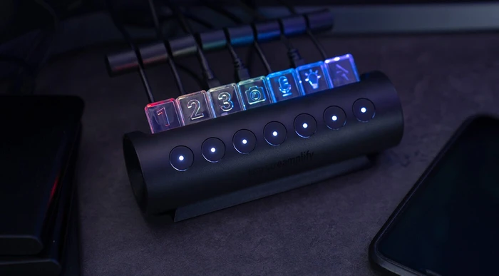 Streamplify Hub CTRL 7 RGB USB-Hub, 7x USB-A 3.0, USB-A 3.0 [Buchse]