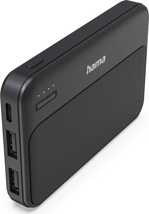 Hama Power Pack Pocket 5 5000mAh grau