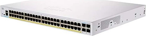 Cisco Business 250 Rackmount Gigabit Smart Switch, 48x RJ-45, 4x SFP+, 370W PoE+