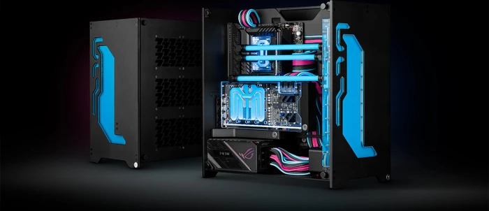 EK Water Blocks EK-Quantum Torsion A60 Black Limited Edition, schwarz, Glasfenster