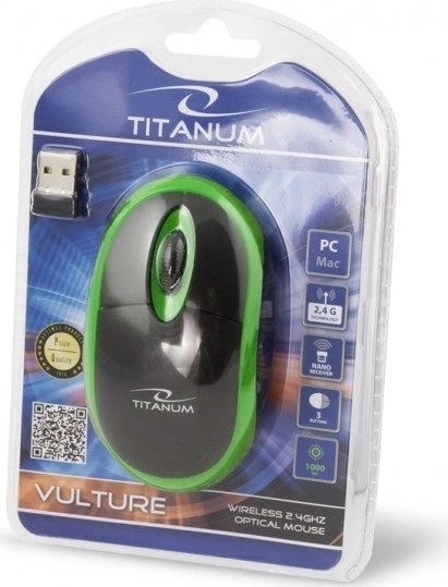 Esperanza Titanum Vulture schwarz/grün, USB