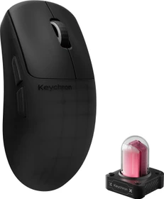 Keychron G6 HE 8K UltraLight Wireless Mouse, Frosted Smoke, USB/Bluetooth