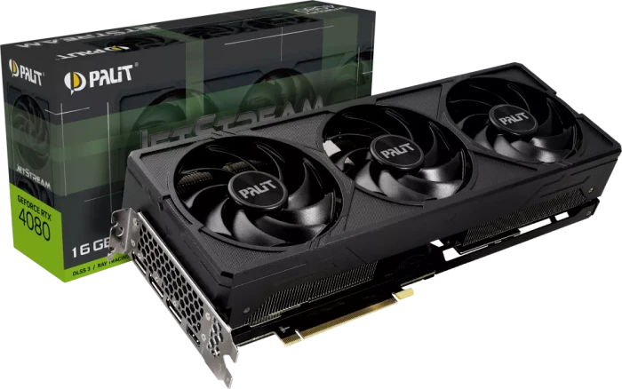 Palit GeForce RTX 4080 JetStream, 16GB GDDR6X, HDMI, 3x DP