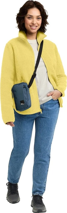 Jack Wolfskin High Curl Fleece Jacke lemon ice (Damen)