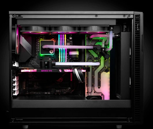EK Water Blocks Quantum Line EK-Quantum Reflection Fractal ATX D5 PWM D-RGB, Acryl