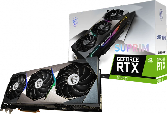 MSI GeForce RTX 3090 Ti Suprim 24G, 24GB GDDR6X, HDMI, 3x DP