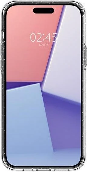 Spigen Liquid Crystal Glitter für Apple iPhone 15 Plus Crystal Quartz