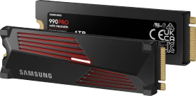 Samsung SSD 990 PRO 1TB, M.2 2280 / M-Key / PCIe 4.0 x4, Kühlkörper