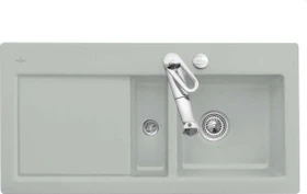 Villeroy & Boch Subway 60 Einbau Becken rechts mit Ablauffernbedienung fossil
