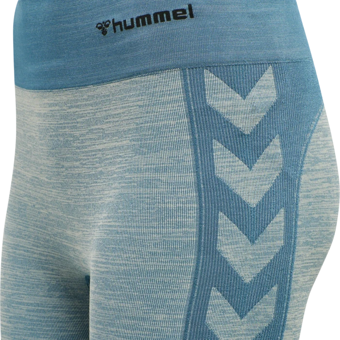 hummel CLEA Seamless Tight Hose lang blue coral/marshmallow (Damen)