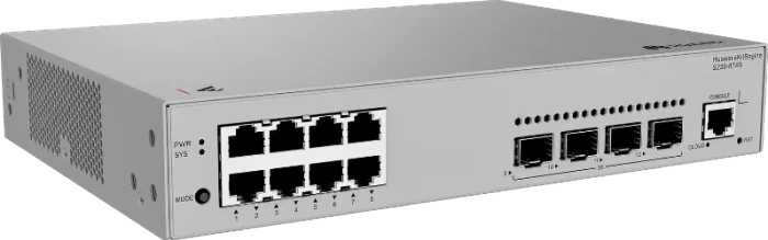 Huawei eKit SME Network eKitEngine S220 Series Desktop Gigabit Managed Switch, 8x RJ-45, 4x SFP