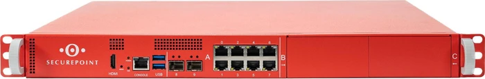 Securepoint RC350R G6 UTM Rackmount Firewall, 8x RJ-45, 2x SFP+, 2x Erweiterungsslot