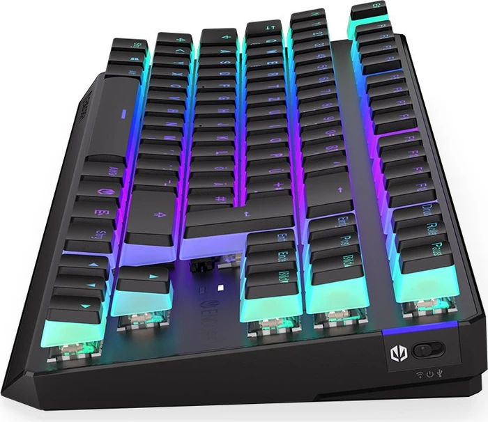 Endorfy Thock TKL Wireless Pudding, PBT, LEDs RGB, hot-swap, Kailh Box BROWN, USB/Bluetooth, DE