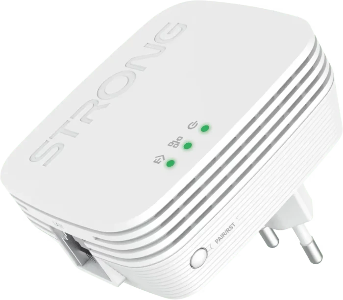 Strong Powerline Wi-Fi 600 Kit Mini, Powerline/WLAN-Access Point und Powerline-Adapter Set, 2er-Bundle