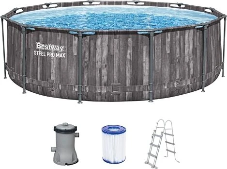 Bestway Steel Pro Max Frame Pool Set rund 366x100cm