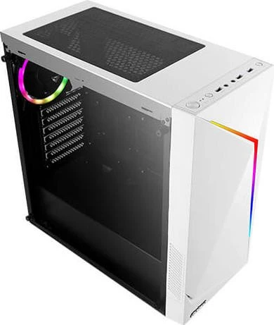 Antec NX300, weiß, Glasfenster