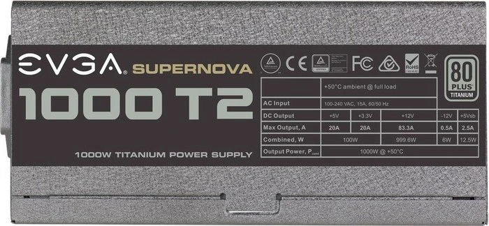 EVGA SuperNOVA T2 1000 1000W, ATX 2.3