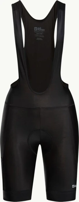 Jack Wolfskin Morobbia Bib Shorts Fahrradhose kurz schwarz (Damen)