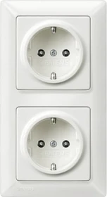 Siemens DELTA i-system SCHUKO-Steckdose, titanweiß