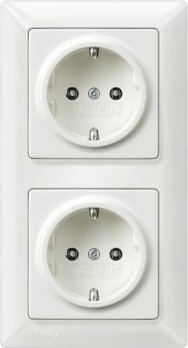 Siemens DELTA i-system SCHUKO-Steckdose, titanweiß