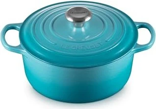 Le Creuset Signature Gusseisen Bräter rund 24cm 4.2l karibik